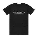 HORIZONS BLACK T-SHIRT