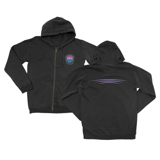 UK Constellation Patch Zip Hoodie