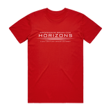 HORIZONS RED T-SHIRT