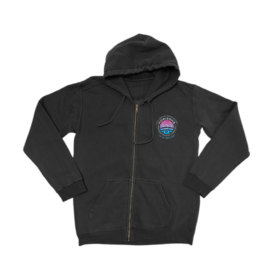 UK Constellation Patch Zip Hoodie